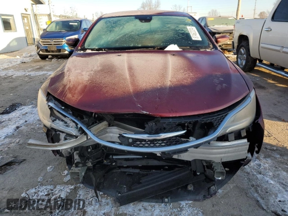 2016 Chrysler 200 C with VIN 1C3CCCCB8GN119807, listed as a Copart auction lot 87462224 with 59,319 mi miles and Salvage Title. Bid and sale history available at DreamBid. Image 5.