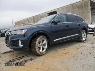 2023 Audi Q7 Premium Plus with VIN WA1LCBF74PD027929, listed as a Copart auction lot 44027295 with 16,982 mi miles and Salvage title. Bid and sale history available at DreamBid. Image 1.