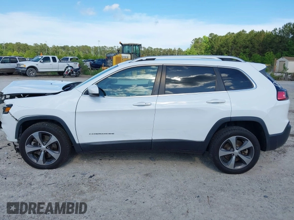 2019 Jeep Cherokee Limited with VIN 1C4PJLDX1KD302882, listed as a IAAI auction lot 42191309 with 79,426 mi miles and . Bid and sale history available at DreamBid. Image 14.