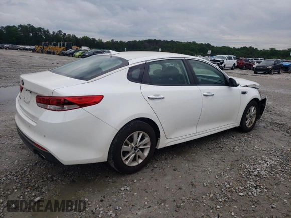 2016 Kia Optima LX with VIN 5XXGT4L30GG051249, listed as a Copart auction lot 55476275 with 40,875 mi miles and Salvage title. Bid and sale history available at DreamBid. Image 3.