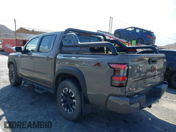 2023 Nissan Frontier Pro-X with VIN 1N6ED1EJ6PN627247, listed as a IAAI auction lot 41489652 with 29,232 mi miles and . Bid and sale history available at DreamBid. Image 3.
