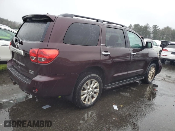2012 Toyota Sequoia Platinum with VIN 5TDDY5G13CS071376, listed as a Copart auction lot 83657884 with 227,693 mi miles and Salvage Title. Bid and sale history available at carsss.com. Image 3.