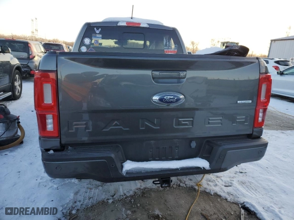 2020 Ford Ranger XL with VIN 1FTER4FH1LLA50750, listed as a Copart auction lot 87924615 with 0 mi miles and Salvage Title. Bid and sale history available at carsss.com. Image 6.