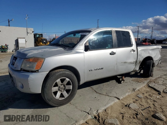 2008 Nissan Titan XE with VIN 1N6AA07D58N336880, listed as a Copart auction lot 45568365 with 352,265 mi miles and Salvage Title. Bid and sale history available at carsss.com. Image 1.
