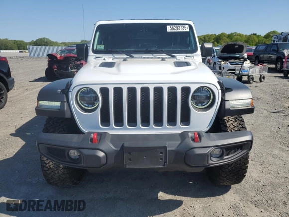 2021 Jeep Wrangler Rubicon with VIN 1C4HJXCG2MW660738, listed as a Copart auction lot 56293735 with 89,681 mi miles and Salvage title. Bid and sale history available at DreamBid. Image 5.