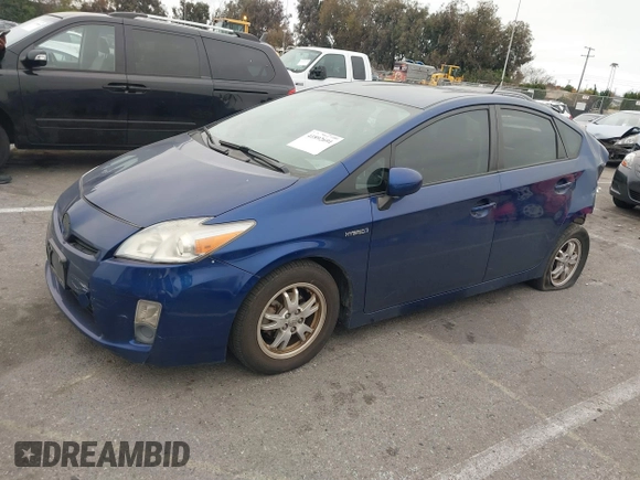 2011 Toyota Prius I with VIN JTDKN3DU8B5287330, listed as a IAAI auction lot 41892691 with 210,703 mi miles. Bid and sale history available at carsss.com. Image 17.