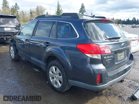 2011 Subaru Outback 3.6R Limited with VIN 4S4BRDJC5B2444444, listed as a IAAI auction lot 41953742 with 128,206 mi miles. Bid and sale history available at carsss.com. Image 3.