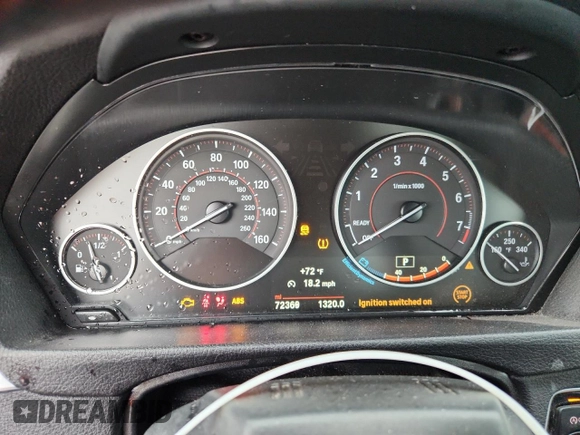 2016 BMW 4 Series 428i with VIN WBA3V7C51G5A26750, listed as a Copart auction lot 57916155 with 72,369 mi miles and Salvage title. Bid and sale history available at DreamBid. Image 9.