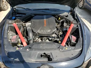 2020 Kia Stinger GT2 with VIN KNAE55LC7L6071883, listed as a Copart auction lot 74814574 with 23,714 mi miles and Non Repairable. Bid and sale history available at carsss.com. Image 11.