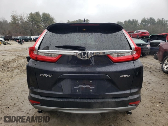 2017 Honda CR-V EX-L with VIN 2HKRW2H84HH118613, listed as a Copart auction lot 41807373 with 58,411 mi miles. Bid and sale history available at carsss.com. Image 6.