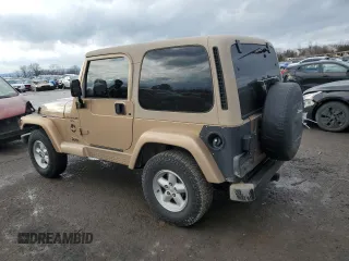 1999 Jeep Wrangler Sahara with VIN 1J4FY49S7XP468754, listed as a Copart auction lot 44618515 with 181,922 mi miles and Salvage Title. Bid and sale history available at carsss.com. Image 2.