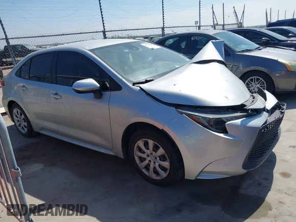 2020 Toyota Corolla LE with VIN JTDEPRAE7LJ055933, listed as a IAAI auction lot 41787605 with 114,698 mi miles. Bid and sale history available at carsss.com. Image 13.