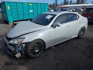 2009 Lexus IS 250 with VIN JTHBK262492086307, listed as a IAAI auction lot 41675744 with 145,640 mi miles. Bid and sale history available at carsss.com. Image 2.