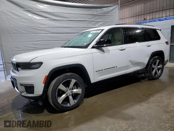 2021 Jeep Grand Cherokee Limited with VIN 1C4RJKBG6M8112156, listed as a Copart auction lot 48715225 with 31,115 mi miles and Salvage Title. Bid and sale history available at DreamBid. Image 1.