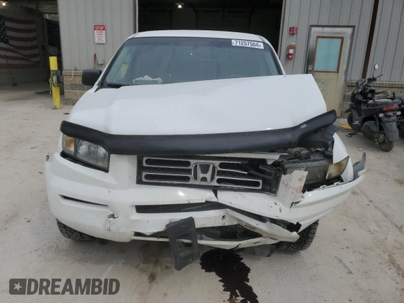 2006 Honda Ridgeline RT with VIN 2HJYK162X6H541679, listed as a Copart auction lot 71257504 with 191,963 mi miles and Salvage Title. Bid and sale history available at carsss.com. Image 5.