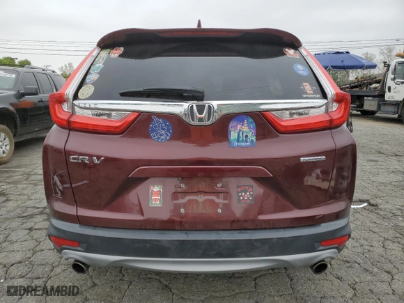 2019 Honda CR-V Touring with VIN 7FARW1H9XKE014219, listed as a Copart auction lot 50588485 with 70,566 mi miles and Salvage Title. Bid and sale history available at carsss.com. Image 6.
