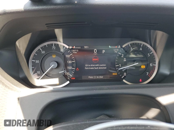 2021 Land Rover Range Rover Velar S with VIN SALYJ2EX6MA306386, listed as a Copart auction lot 52031165 with 20,713 mi miles and Salvage title. Bid and sale history available at DreamBid. Image 9.