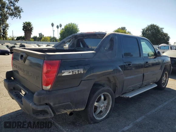 2002 Chevrolet Avalanche with VIN 3GNEC13T32G184641, listed as a Copart auction lot 73548844 with 183,307 mi miles and Salvage Title. Bid and sale history available at carsss.com. Image 3.