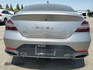 2024 Genesis G70 2.5T with VIN KMTG34SC7RU139599, listed as a Copart auction lot 62535435 with 9,416 mi miles and Salvage title. Bid and sale history available at DreamBid. Image 6.