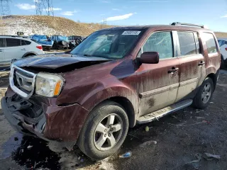 2009 Honda Pilot EX-L z VIN 5FNYF38609B006665, wystawiony jako Copart lot #43483115 z przebiegiem 218 957 mil mil oraz Szkoda całkowita • Salvage title. Historia ofert i sprzedaży dostępna na DreamBid. Obrazek 1.