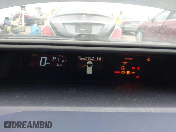2016 Toyota Prius One with VIN JTDKDTB35G1121651, listed as a IAAI auction lot 42172748 with 72,500 mi miles and . Bid and sale history available at DreamBid. Image 7.