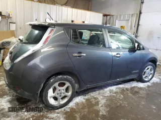 2013 Nissan LEAF SV with VIN 1N4AZ0CP3DC421675, listed as a Copart auction lot 45648375 with 40,437 mi miles and Salvage Title. Bid and sale history available at carsss.com. Image 3.