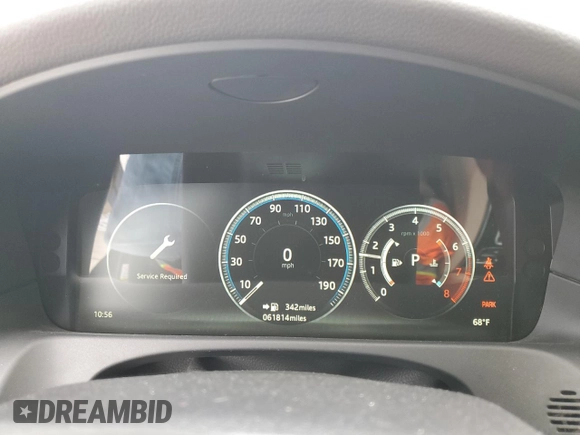 2017 Jaguar XF 35t Prestige with VIN SAJBE4BV6HCY30939, listed as a Copart auction lot 86361114 with 61,814 mi miles and Salvage Title. Bid and sale history available at carsss.com. Image 9.
