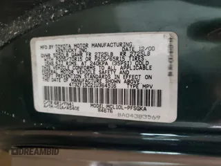 2001 Toyota Sienna LE with VIN 4T3ZF13C21U364516, listed as a Copart auction lot 79759924 with 100,185 mi miles and Salvage Title. Bid and sale history available at carsss.com. Image 13.