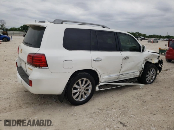 2009 Lexus LX 570 with VIN JTJHY00W694027710, listed as a Copart auction lot 51911065 with 141,173 mi miles and Salvage Title. Bid and sale history available at carsss.com. Image 3.