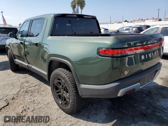 2023 Rivian R1T Adventure z VIN 7FCTGAAA9PN018171, wystawiony jako Copart lot #72593614 z przebiegiem 12 553 mil mil oraz Szkody całkowita. Historia ofert i sprzedaży dostępna na DreamBid. Obrazek 2.