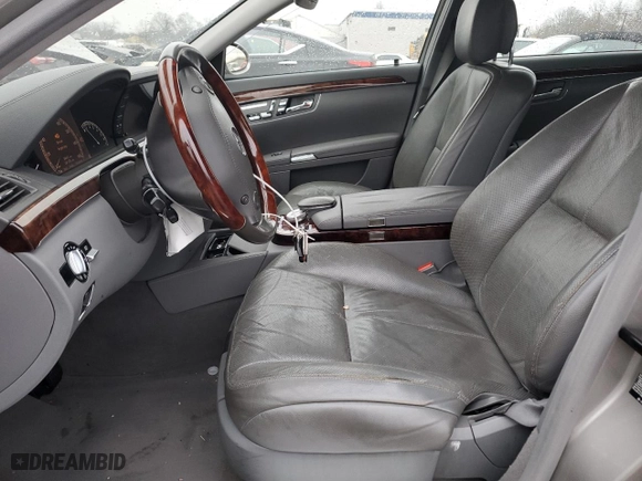 2007 Mercedes-Benz S-Class 5.5L V8 with VIN WDDNG86X07A132609, listed as a Copart auction lot 73279134 with NaN miles and Salvage Title. Bid and sale history available at carsss.com. Image 7.