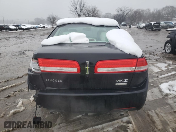 2012 Lincoln MKZ Hybrid with VIN 3LNDL2L38CR805805, listed as a Copart auction lot 44749285 with 135,500 mi miles and Salvage Title. Bid and sale history available at DreamBid. Image 6.