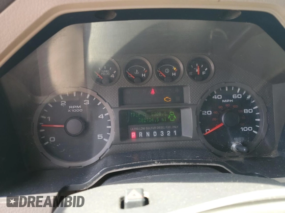 2008 Ford F-250 XL with VIN 1FTSX21R78EB61456, listed as a Copart auction lot 65693905 with 282,104 mi miles and Clean title. Bid and sale history available at DreamBid. Image 9.
