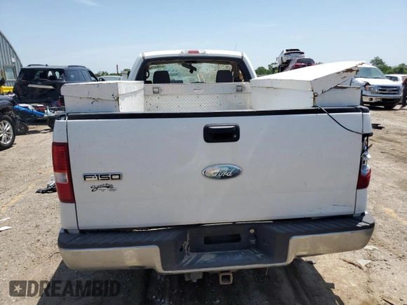 2007 Ford F-150 XL z VIN 1FTRF12227NA58960, wystawiony jako Copart lot #60405635 z przebiegiem 123 290 mil mil oraz Szkoda całkowita • Salvage title. Historia ofert i sprzedaży dostępna na DreamBid. Obrazek 6.