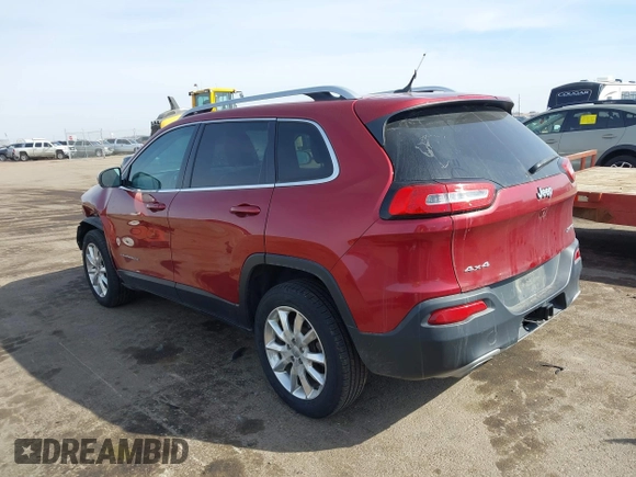 2015 Jeep Cherokee Limited with VIN 1C4PJMDSXFW577462, listed as a IAAI auction lot 41788083 with 155,120 mi miles and . Bid and sale history available at DreamBid. Image 3.