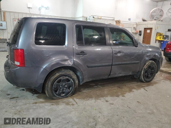 2014 Honda Pilot LX with VIN 5FNYF4H25EB030523, listed as a Copart auction lot 86797094 with 159,606 mi miles and Salvage Title. Bid and sale history available at DreamBid. Image 3.
