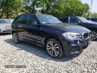 2017 BMW X5 xDrive35i with VIN 5UXKR0C37H0X80867, listed as a Copart auction lot 58697515 with 54,191 mi miles and Salvage title. Bid and sale history available at DreamBid. Image 4.