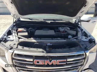 2024 GMC Yukon SLT with VIN 1GKS2BKD6RR237359, listed as a Copart auction lot 77892564 with 9,880 mi miles and Salvage Title. Bid and sale history available at carsss.com. Image 14.