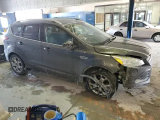 2015 Ford Escape Titanium with VIN 1FMCU0J9XFUA58239, listed as a Copart auction lot 46153395 with 114,240 mi miles and Salvage Title. Bid and sale history available at carsss.com. Image 4.