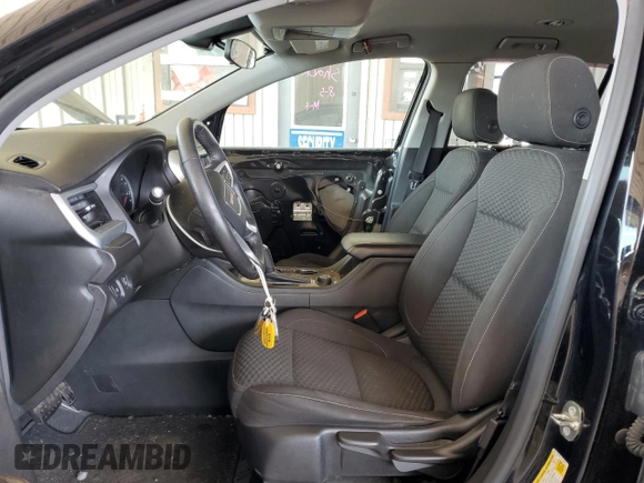 2017 GMC Acadia SLE with VIN 1GKKNRLA7HZ186313, listed as a Copart auction lot 53724775 with 121,864 mi miles and Salvage title. Bid and sale history available at DreamBid. Image 7.
