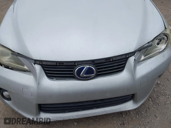 2012 Lexus CT CT 200h with VIN JTHKD5BHXC2100529, listed as a IAAI auction lot 41805863 with Not Provided miles and . Bid and sale history available at carsss.com. Image 6.