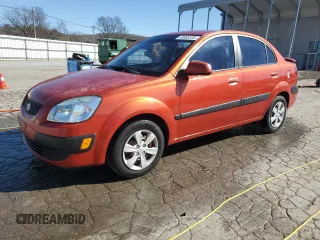 2008 Kia Rio LX with VIN KNADE123886296889, listed as a Copart auction lot 49506335 with 99,245 mi miles and Salvage Title. Bid and sale history available at carsss.com. Image 1.