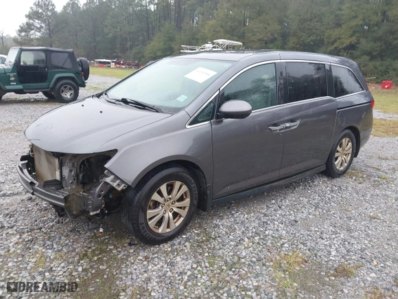 2016 Honda Odyssey SE with VIN 5FNRL5H36GB038533, listed as a IAAI auction lot 41610306 with 192,543 mi miles. Bid and sale history available at carsss.com. Image 17.