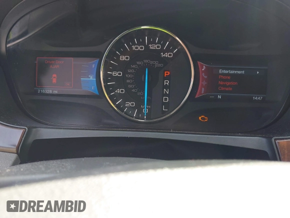 2012 Ford Edge Limited with VIN 2FMDK3K90CBA09868, listed as a IAAI auction lot 41574114 with 216,328 mi miles. Bid and sale history available at carsss.com. Image 7.