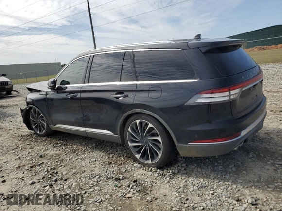 2020 Lincoln Aviator Reserve z VIN 5LM5J7XC8LGL26385, wystawiony jako Copart lot #45191005 z przebiegiem 62 050 mil mil oraz Szkoda całkowita • Salvage title. Historia ofert i sprzedaży dostępna na DreamBid. Obrazek 2.