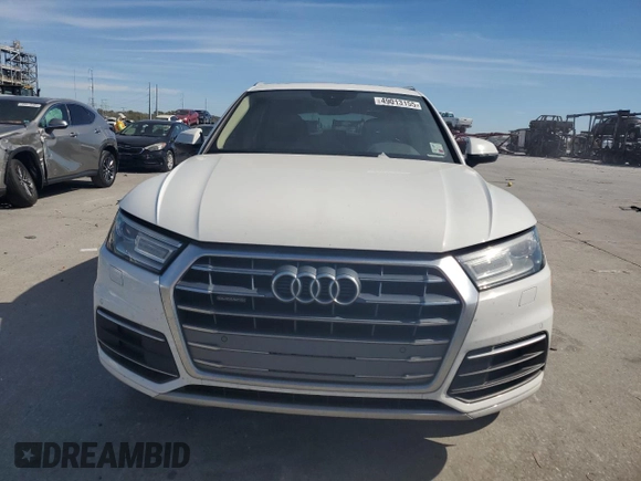 2020 Audi Q5 Premium z VIN WA1ANAFY9L2113778, wystawiony jako Copart lot #49013155 z przebiegiem 105 812 mil mil oraz Szkoda całkowita • Salvage title. Historia ofert i sprzedaży dostępna na DreamBid. Obrazek 5.