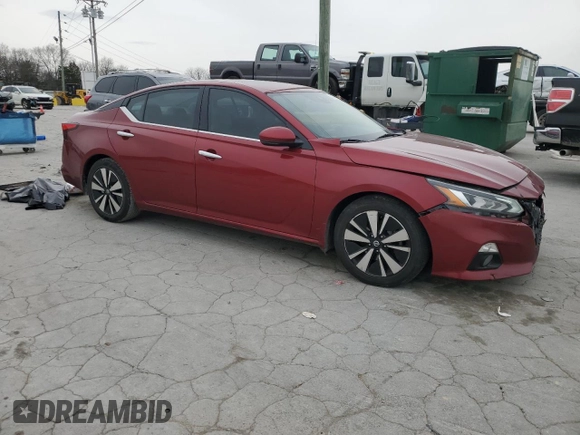 2019 Nissan Altima SL with VIN 1N4BL4EV4KC106633, listed as a Copart auction lot 46706995 with 221,278 mi miles and Salvage Title. Bid and sale history available at DreamBid. Image 4.
