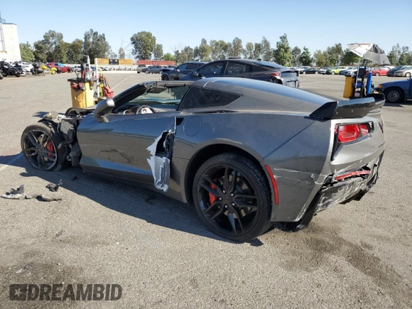 2016 Chevrolet Corvette 3LT with VIN 1G1YF2D78G5122230, listed as a Copart auction lot 78964074 with 0 mi miles and Salvage Title. Bid and sale history available at carsss.com. Image 2.