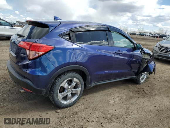 2016 Honda HR-V LX with VIN 3CZRU6H31GM113972, listed as a Copart auction lot 52394205 with 188,760 mi miles and Salvage Title. Bid and sale history available at carsss.com. Image 3.