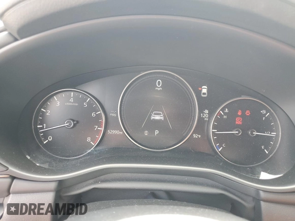 2019 Mazda 3 Preferred with VIN JM1BPBMM4K1136576, listed as a Copart auction lot 55875415 with 52,990 mi miles and Non repairable. Bid and sale history available at DreamBid. Image 9.